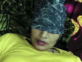 janvibhabhi moans wildly as stepbrother pounds her tight indian milf pussy in private heat