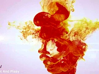 Wetandpissy russian brunette pisses on feet with toys