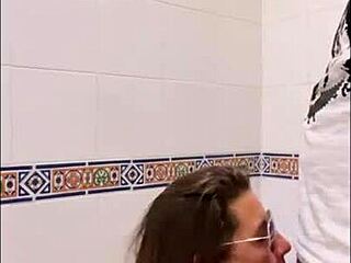 public resto toilet shhh quick outdoor sneaky fuck