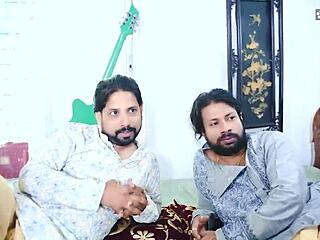 Indian brothers tempt shared wives gangbang