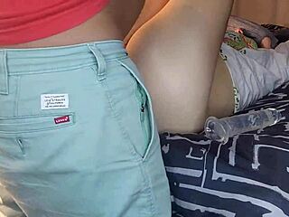 Wife at Spa, Dildo Pounding My 18YO Stepdaughter Hard!