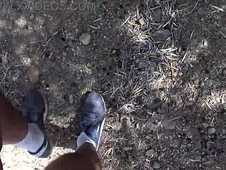 Amateur milf pisses, fucks, creampied public by swingers.