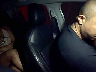 Hot Brazilian Big Tits Slut Sucked and Fucked in Car