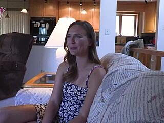 Nasty Stella Sedona Begs Seth to Creampie Her College Pussy