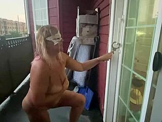 Locked out? Public humiliation strips wife bare