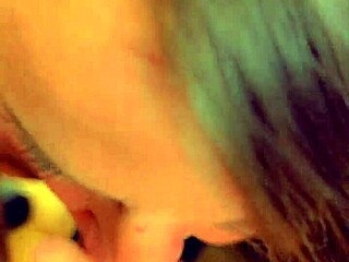 beautiful milf sarah savagely sucks thick monster cock and swallows cum mouthful!