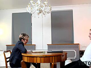 Tutor4k Teacher's Stockings Ripped in Fast Student Pounding