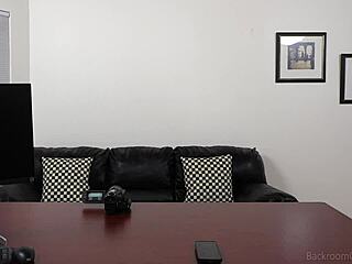 Two Hot Babes' All Holes Pounded In Casting Threesome