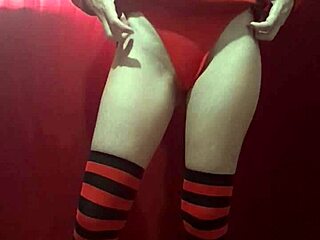 miss sugar loves showing off vibrates pussy plugs tight ass