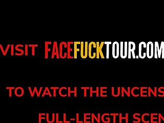 busty tattooed blonde slut facefucked rough homemade 😈💦