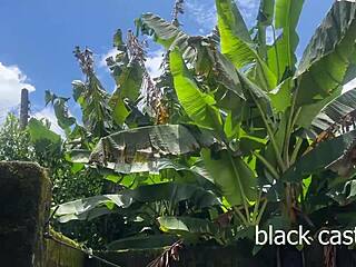 Horny Backyard Date Fucks Landlord's Daughter Raw Outdoors