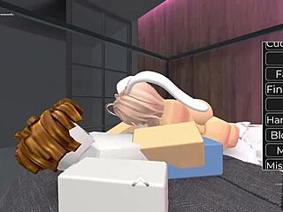 Cute Blonde Bacon Hair Fucks Adorable Bunny Hard!