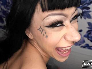 Briella coley takes creamy anal creampie bareback pov