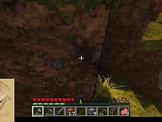 gostosa plays minecraft with hot amateur action