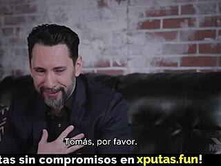 Blonde Spanish milf mother-in-law loves my tongue on her pussy creampie fuck