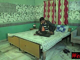 Hotel manager shares sexy desi wife for guest pounding sex