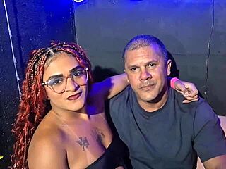 cuckold watches old monster cock ruin his latina hotwife at gloryhole