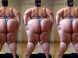 ssbbw granny fat ass belly jiggle compilation