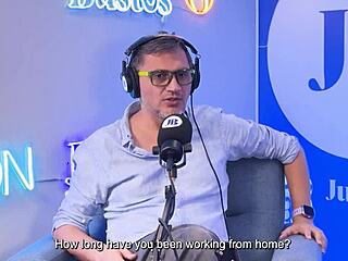 Evybubbles Cosplay Latina Orgasms Wild Riding Sybian on Juan Bustos Podcast