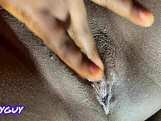 our juicy shaved pussy play at home feels so intimate