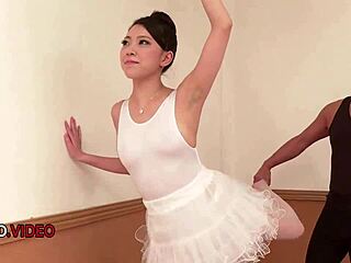 Seductive Asian Ballerina JAV Creampie Finish