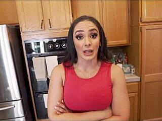 STEP MOM SHEENA RYDER FUCKS BEFORE CHURCH CREAMPIE RIDE