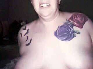 chubby ginger milf rides daddy cock hard