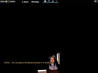 milf squirts hard in voyeur anal game