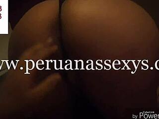 Damn, that sexy Peruvian milf's huge ass needs fisting!