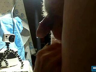 busty granny deepthroats small cock craving hot cum