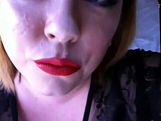 bbw tina snua smokes fetish in lace gloves for mistress