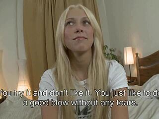 Hot Blonde First Date Savage Anal Pounding