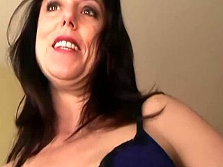 Skinny Milf Karen Kouguar Takes Anal Facial On Saggy Tits In Heels!