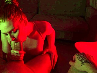 Redhead Unleashes Wild Passion When Light Turns Red