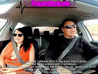 hot latina tv conductor begs luis garay to penetrate her in outdoor car casting blowjob doggystyle interview