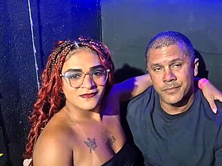 cuckold watches old monster cock ruin his latina hotwife at gloryhole