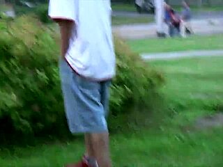 Alexis crystal rocks public street threesome with two guys