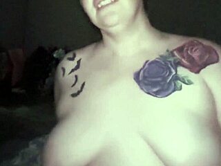 chubby ginger milf rides daddy cock hard