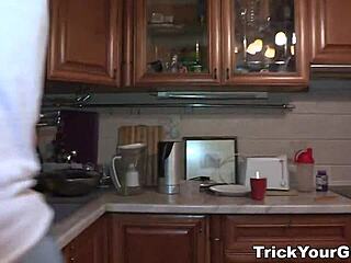 Cheating GF Alla Teen Bent Over Doggystyle Cumshot Slut