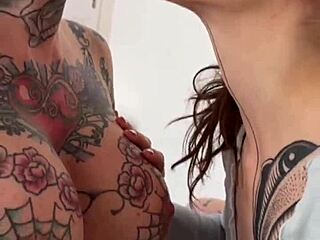 double blowjob gets dirty rimjob then teen milf cumswap pov threesome