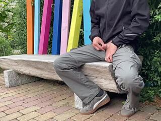 Big Ass Tease Gets Handjob Only No Cock Inside