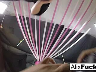 Ever seen clowns rip clothes for lesbian strip club fuck?