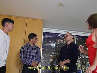 stepmom takes stepson and friend dp in her house