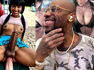 TRANS TEEN FAT PUSSY CUMS FACE RIDING DILDO ANAL FUCKED THICC COCK