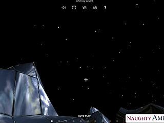 Naughty Big Tits Pornstar Rips Clothes in Night Club Striptease