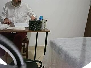 Gynecologist loses control fucking patient right on exam table