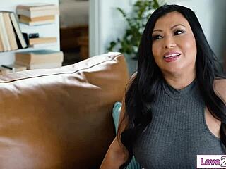 Big Tit Stepmom Fingers Bride Pussy Pre-Wedding!