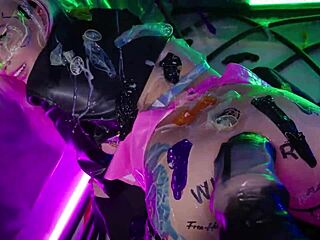 you won't believe this huge monster dildo gaping my holes wide