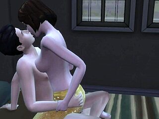 son pounds stepmom's pussy hard on kitchen desk