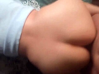 hot nerdy redhead professor loosens up her tight squirting pussy for huge cock when horny as hell